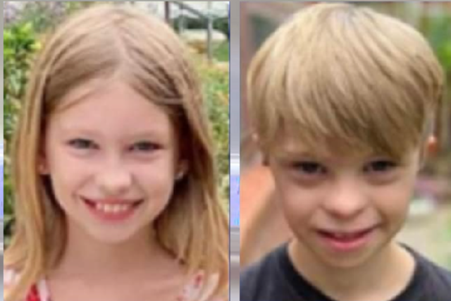 <p>Brooke Gilley, 11, and her 12 year old brother Adrian Gilley were found at a grocery store in High Springs, Florida, nearly a year after they were reported missing </p>