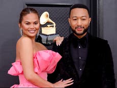 Chrissy Teigen reveals she had Grammys dress fitting but skipped awards to stay home with newborn daughter