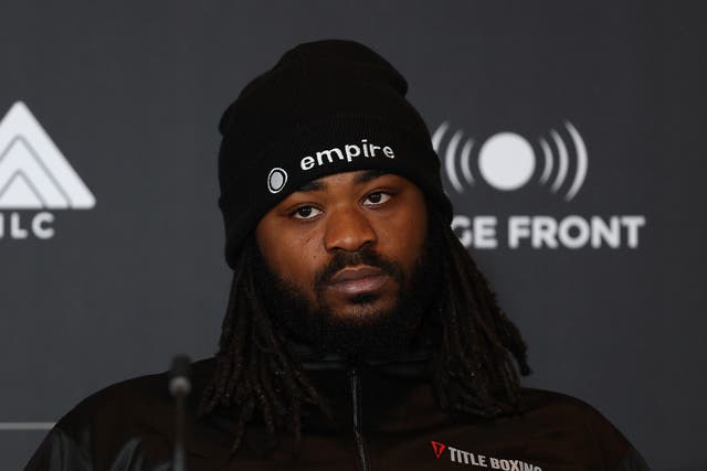 <p>American Jermaine Franklin is scheduled to face Anthony Joshua on 1 April</p>