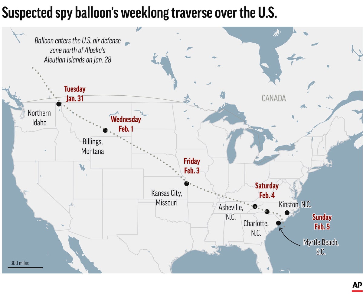 How the Chinese spy balloon was caught