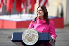 Sarah Huckabee Sanders says Biden has given into ‘woke mob’ in hardcore culture war speech