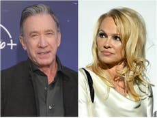 ‘You can’t make that stuff up’: Pamela Anderson responds as Tim Allen denies he flashed her in 1991