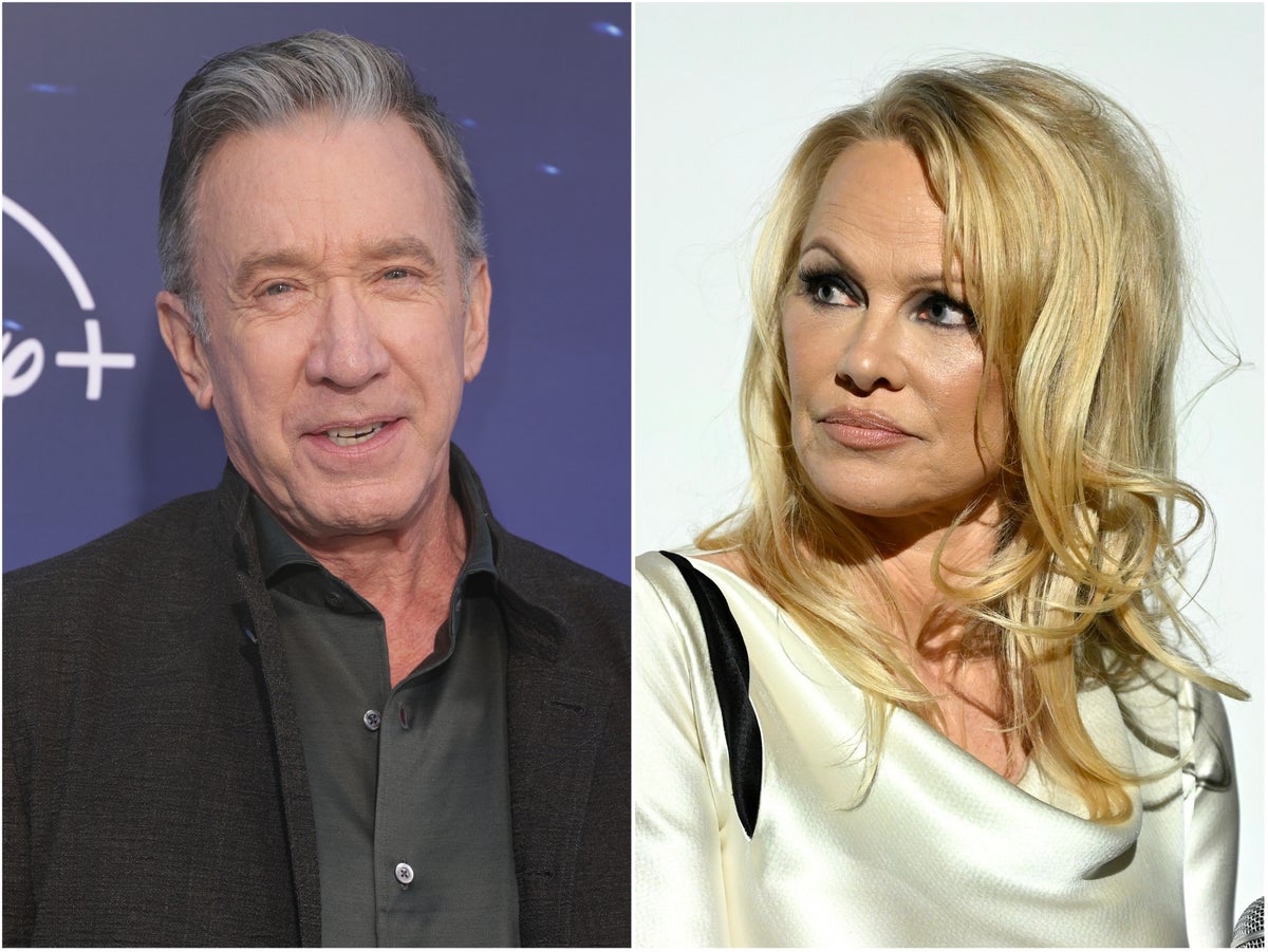 ‘You can’t make that stuff up’: Pamela Anderson responds as Tim Allen denies he flashed her in 1991