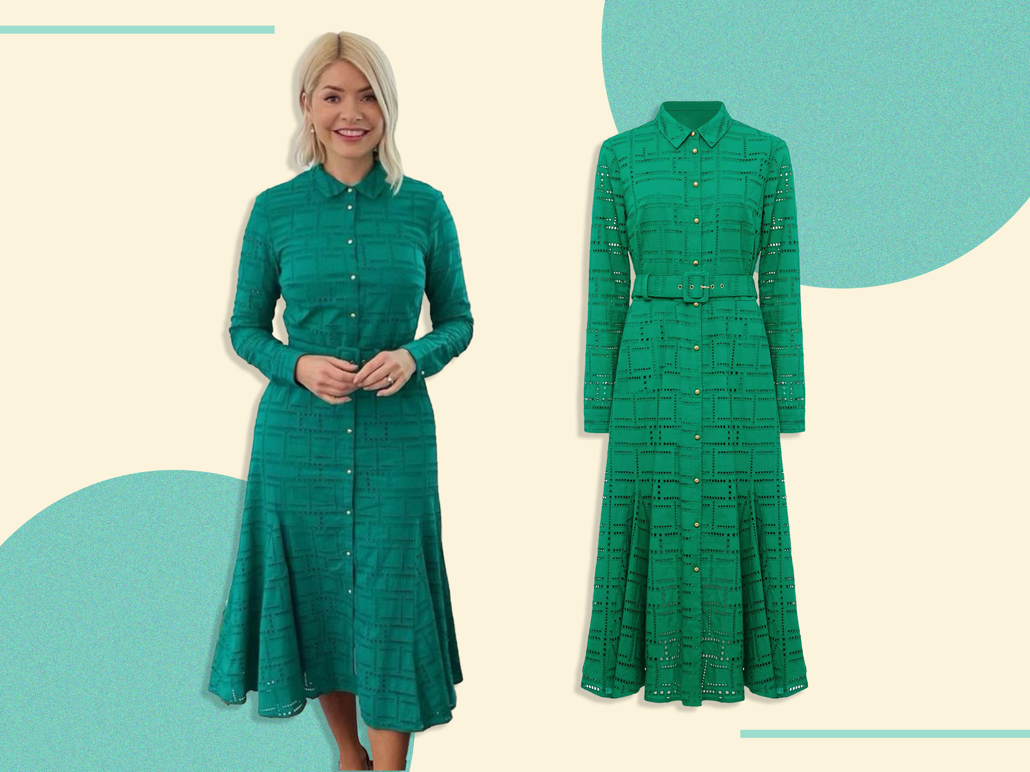 Holly Willoughby's dress today: Where to buy the Phase Eight midi