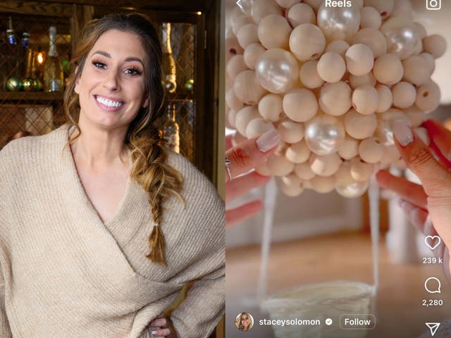 <p>Stacey Solomon is getting ready to give birth and fans have speculated on what the baby’s name could be</p>