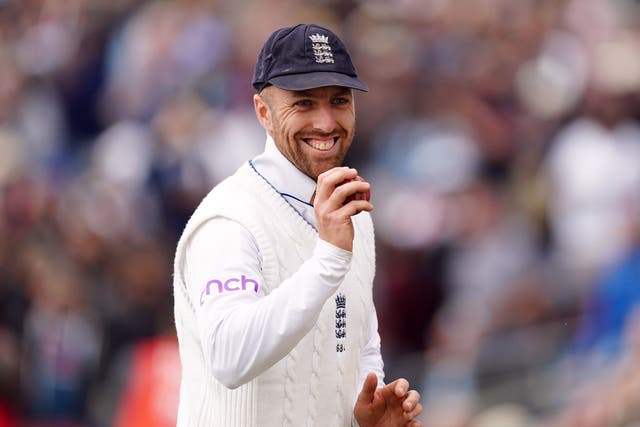 Jack Leach is enjoying life in the England environment (Mike Egerton/PA)