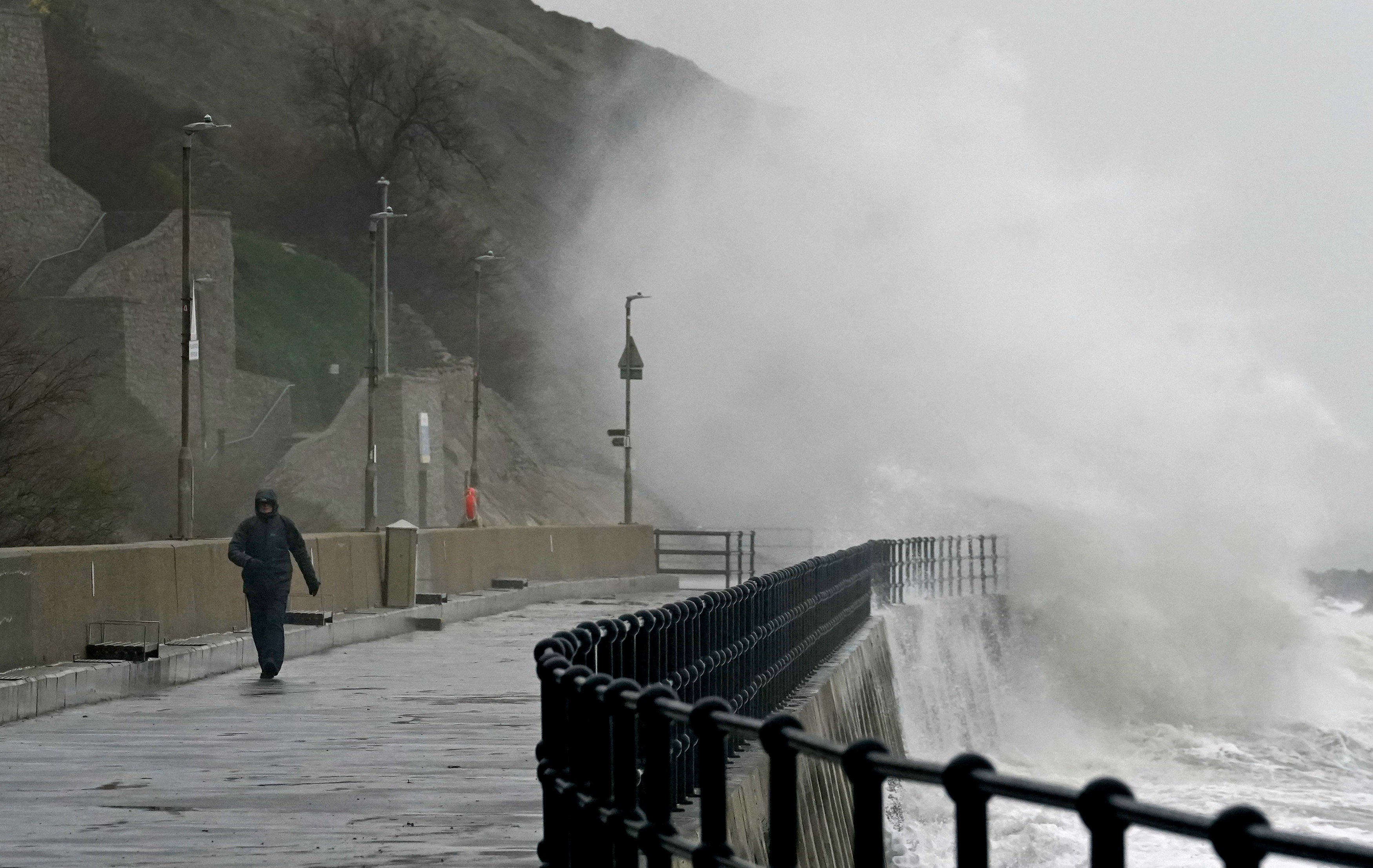 Forecasters have warned of dangerous conditions along the coast in the South West