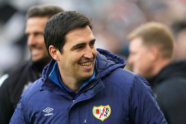 Rayo Vallecano boss Andoni Iraola is understood to be on Leeds’ short-list as they search for a new manager (Owen Humphreys/PA)