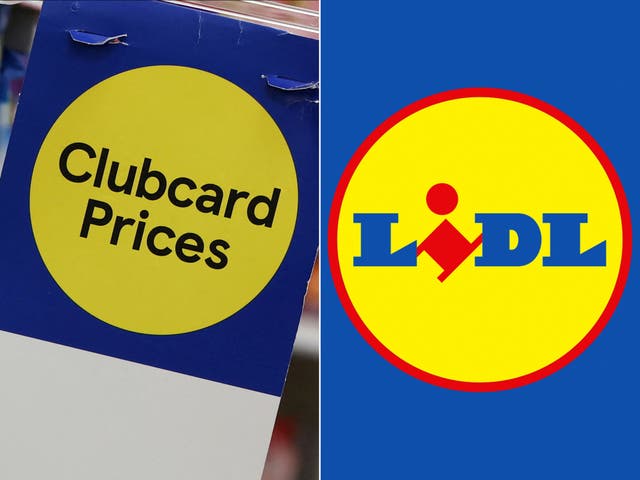 <p>Store wars: The two logos which have sparked the legal battle </p>