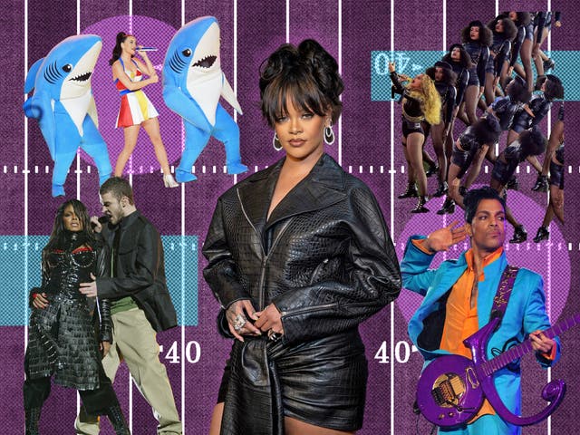 <p>Having a ball: Rihanna will join the ranks of Super Bowl performers</p>