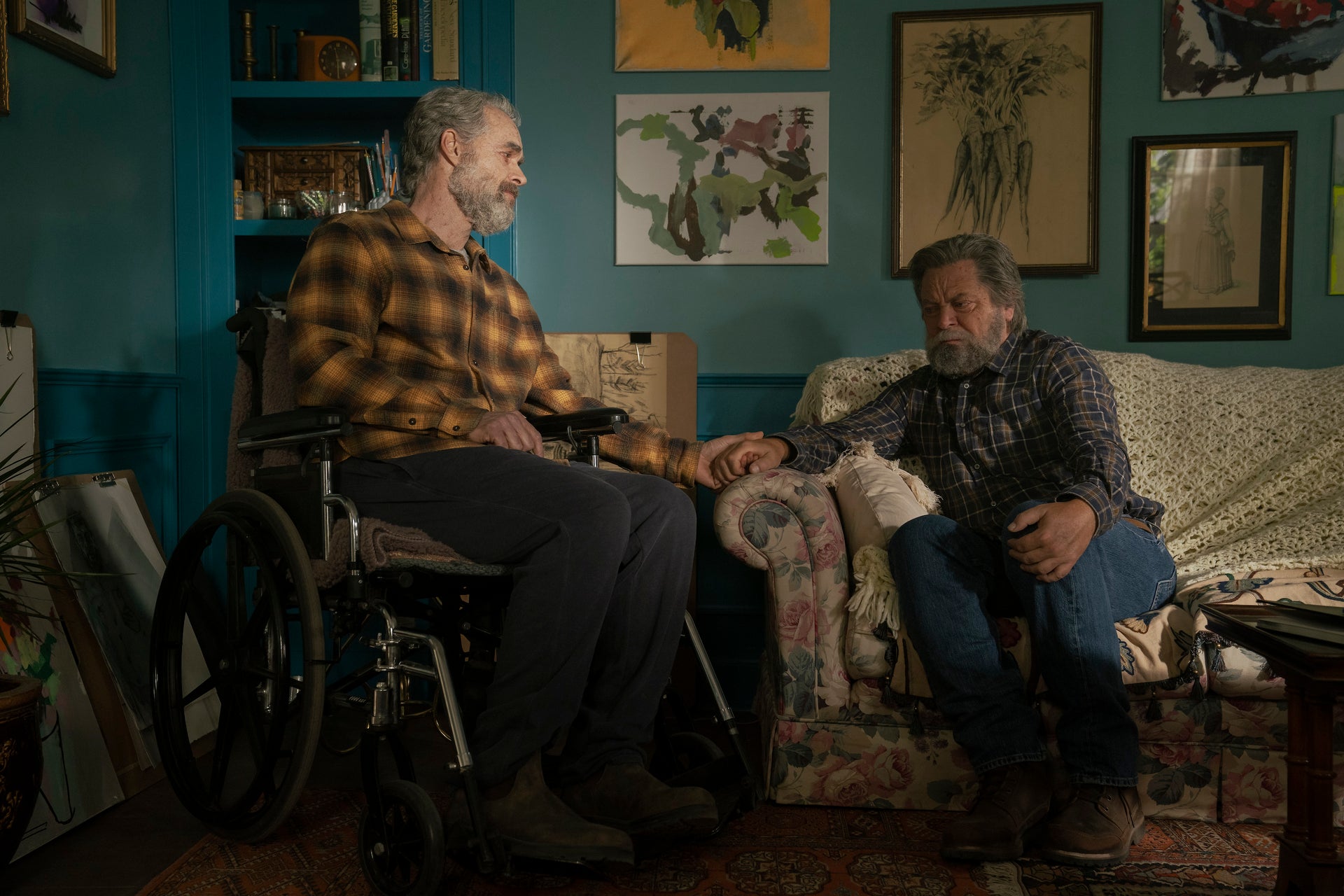Murray Bartlett and Nick Offerman in ‘The Last of Us’
