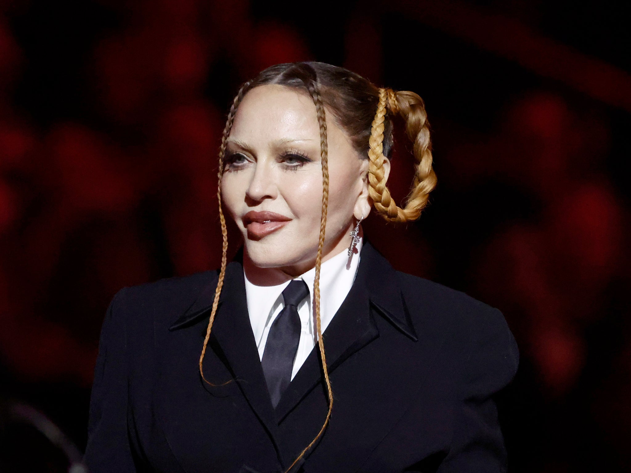 Madonna at the Grammy Awards on Sunday night