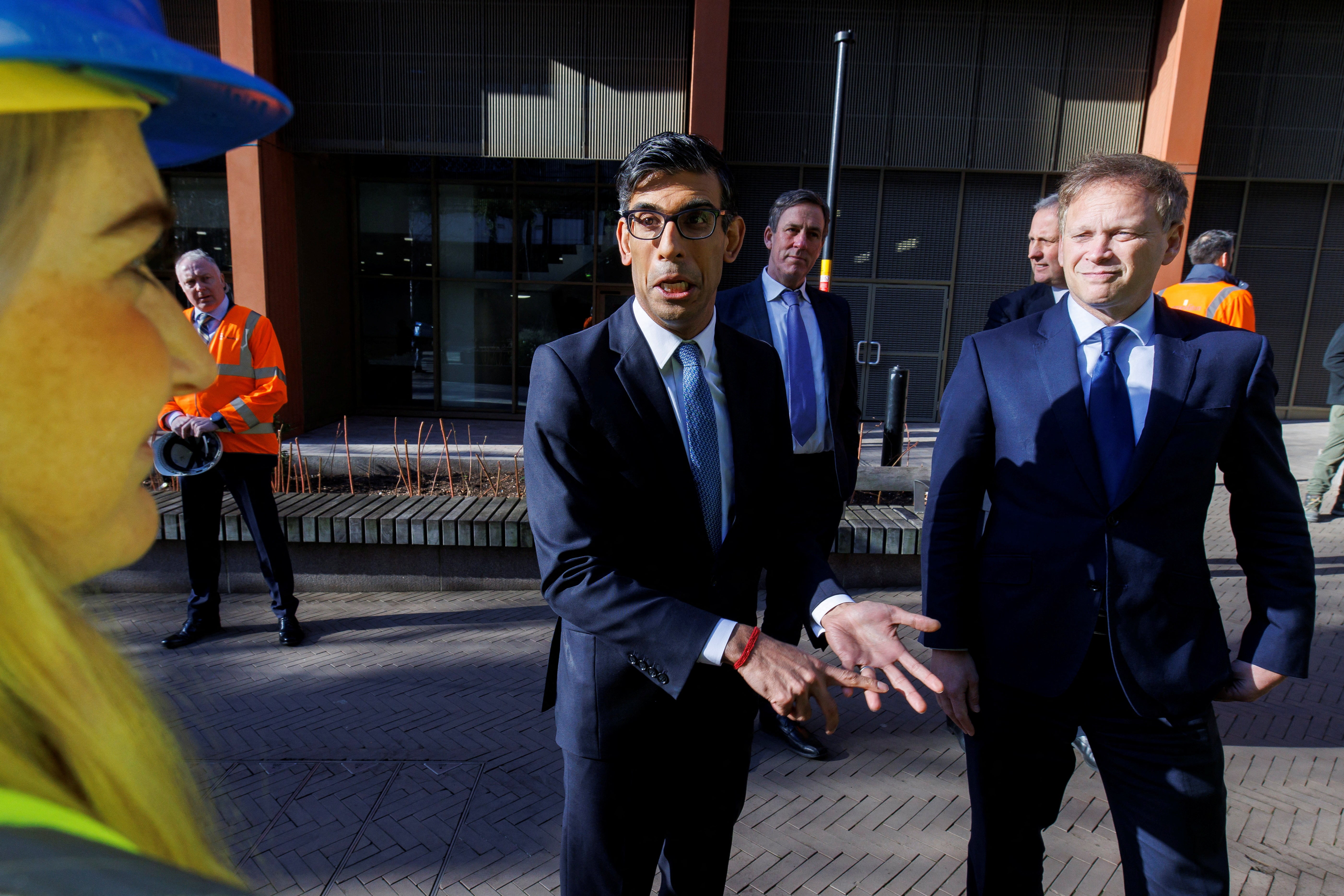 Rishi Sunak with Grant Shapps