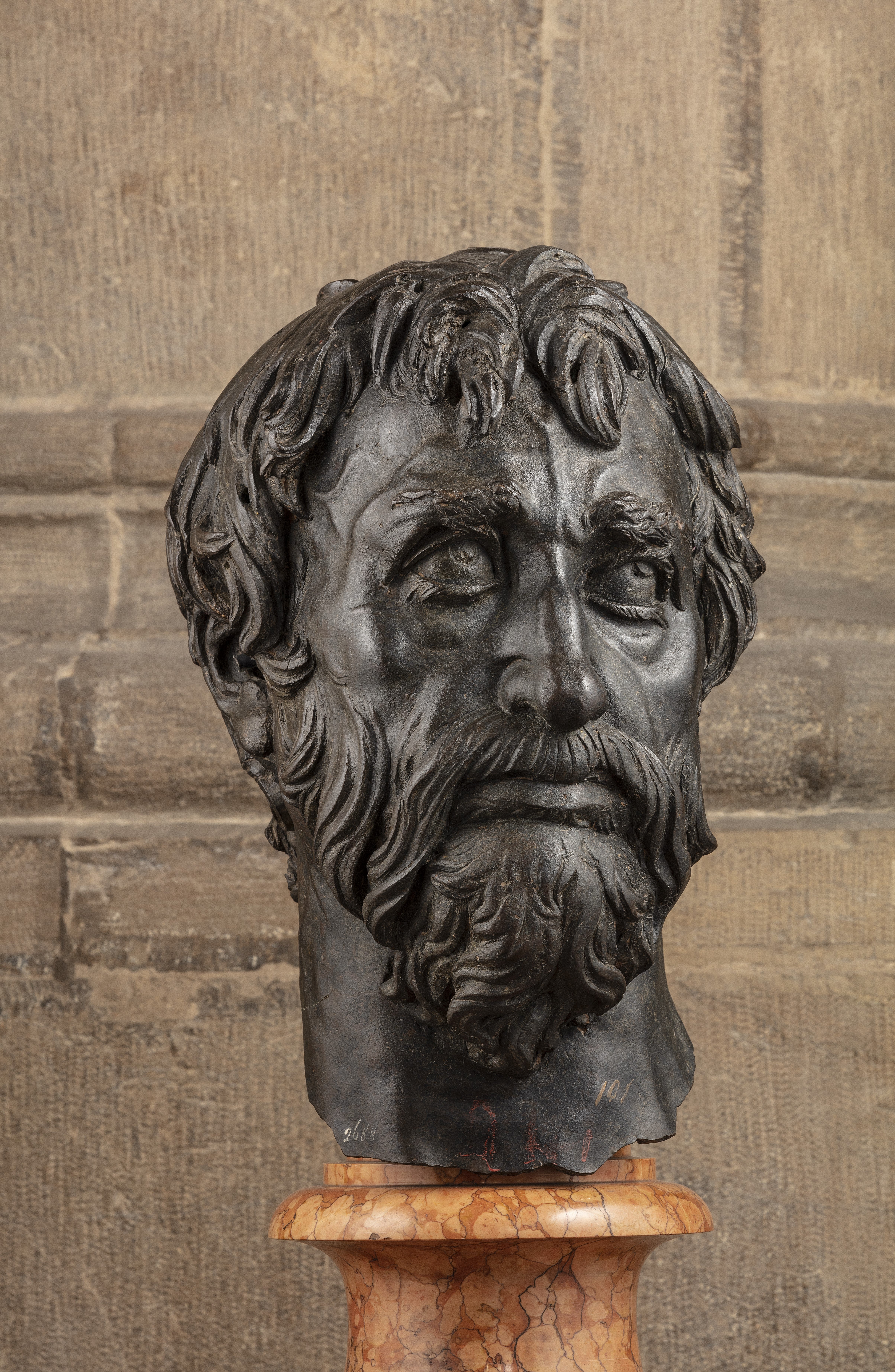 Donatello, ‘Head of a Prophet’, courtesy of Museo Nazionale del Bargello, Firenze and The Ministry of Culture Italy