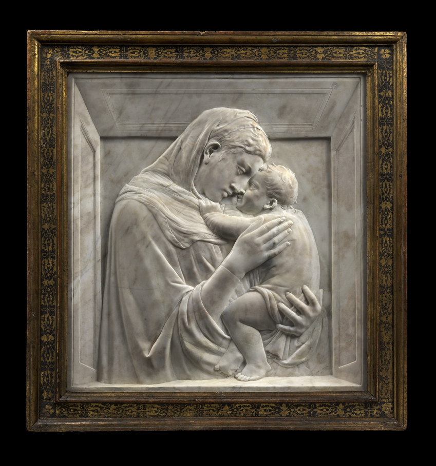 Donatello, Pazzi Madonna, marble, courtesy of Skulpturensammlung und Museum für Byzantinische Kunst der Staatlichen Museen zu Berlin