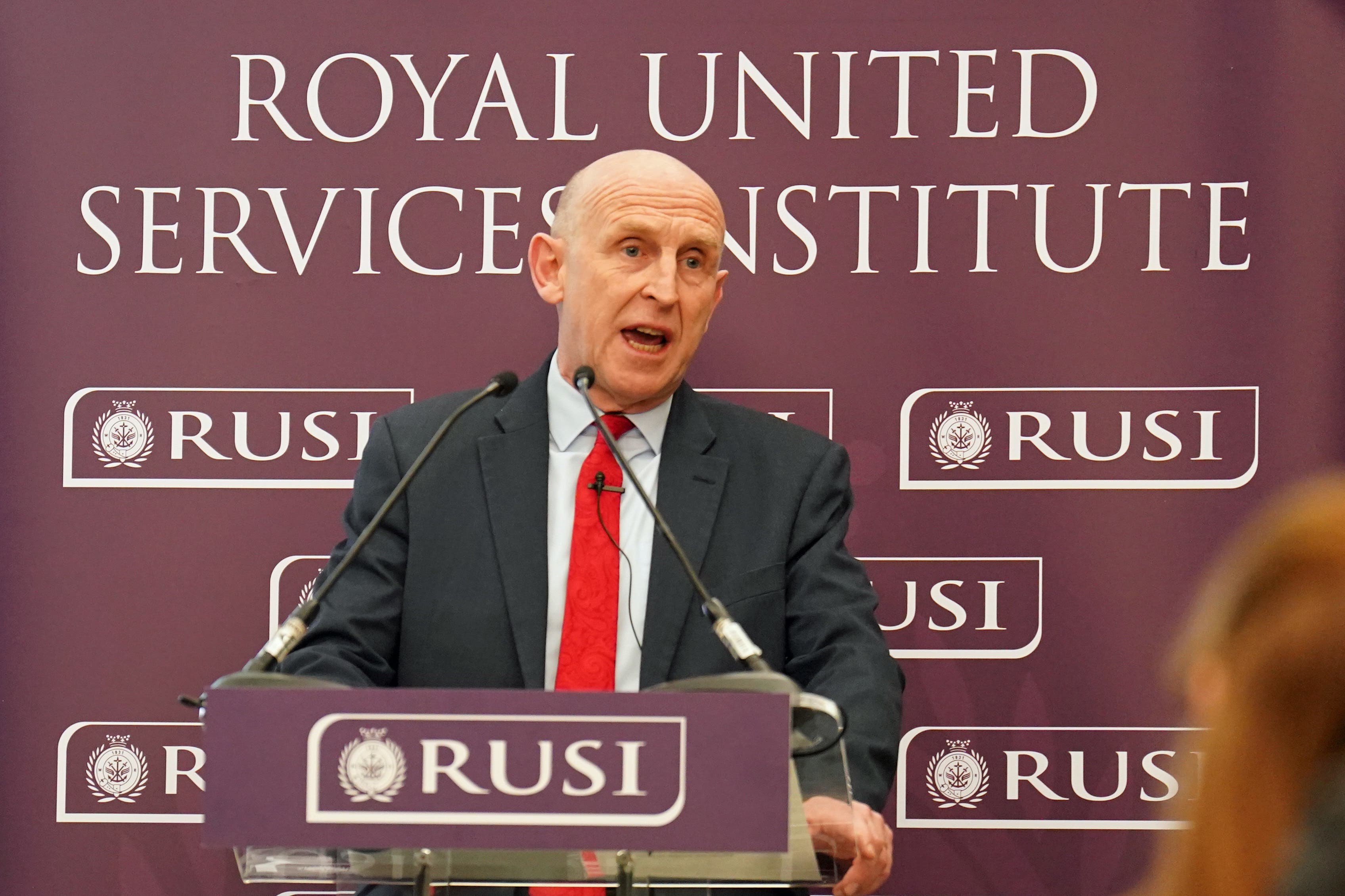 Labour shadow defence secretary John Healey said the UK’s Indo-Pacific policy needed ‘realism’ (James Manning/PA)