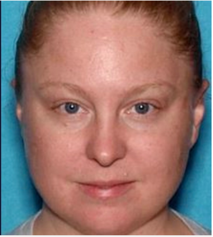 Kristi Gilley in an earlier mugshot from the California Attorney General’s Office