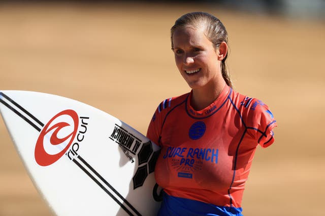 <p>Bethany Hamilton says transgender surfers should have a “different division”</p>