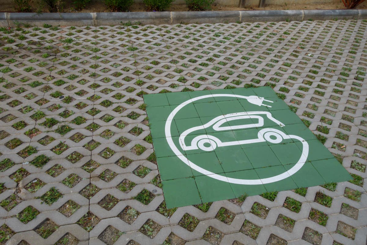 Electric car chargers and outdoor dining create obstacles for disabled