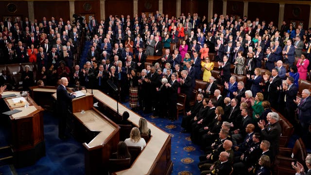 <p>Joe Biden delivers the State of the Union address </p>