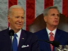 Kevin McCarthy shushes ‘classless’ Republican lawmaker for interrupting Biden tribute to fentanyl victim