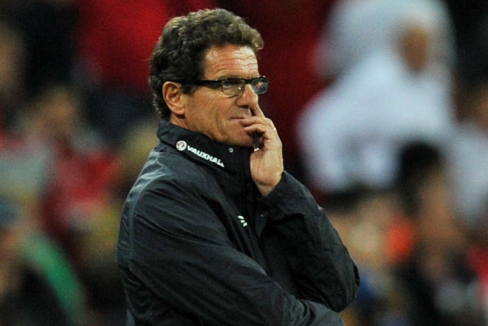 England boss Fabio Capello stepped down, on this day in 2012 (Martin Rickett/PA)