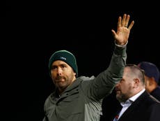 Ryan Reynolds reacts to Wrexham’s FA Cup exit