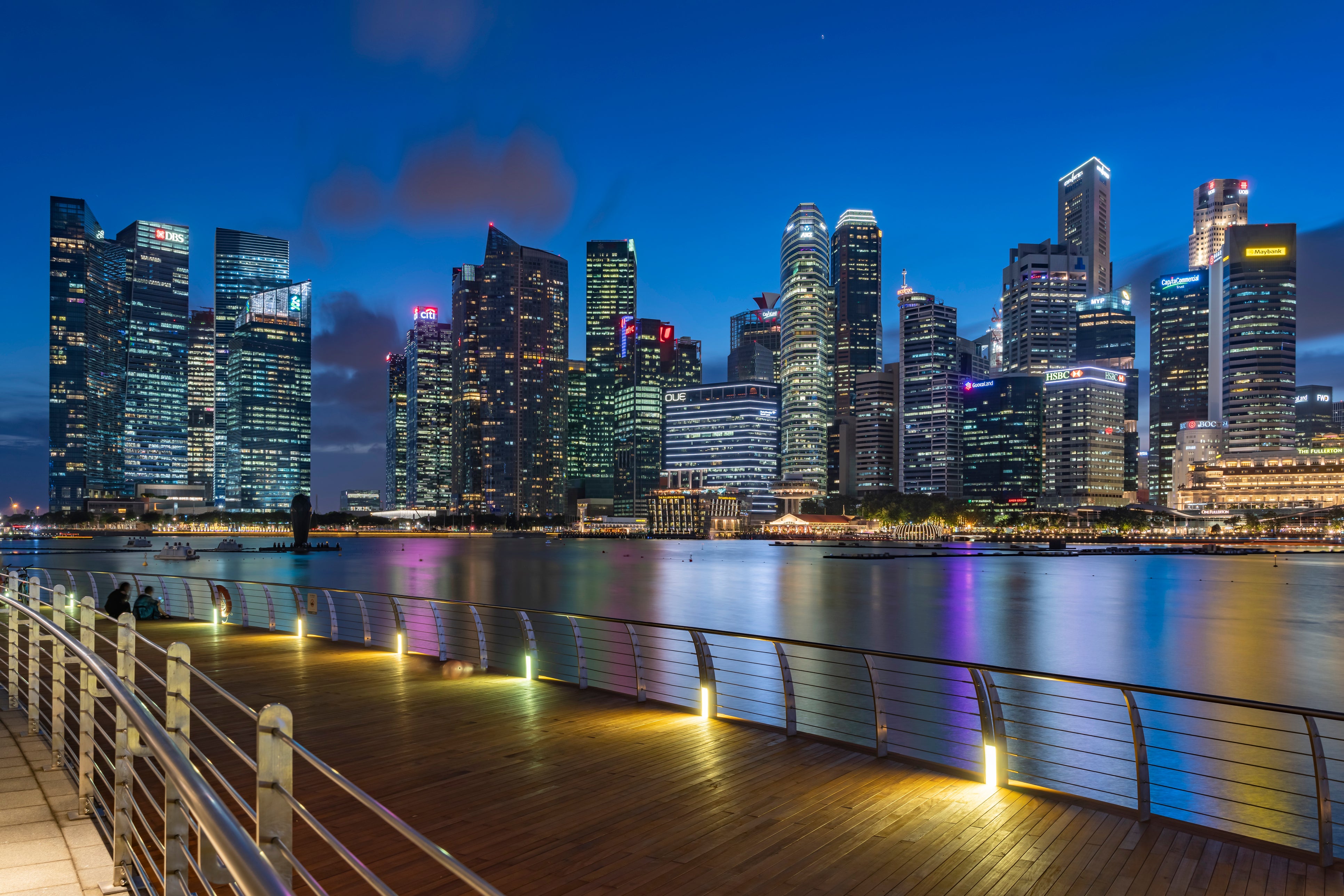 Singapore Cityscape / Financial District / Skyline