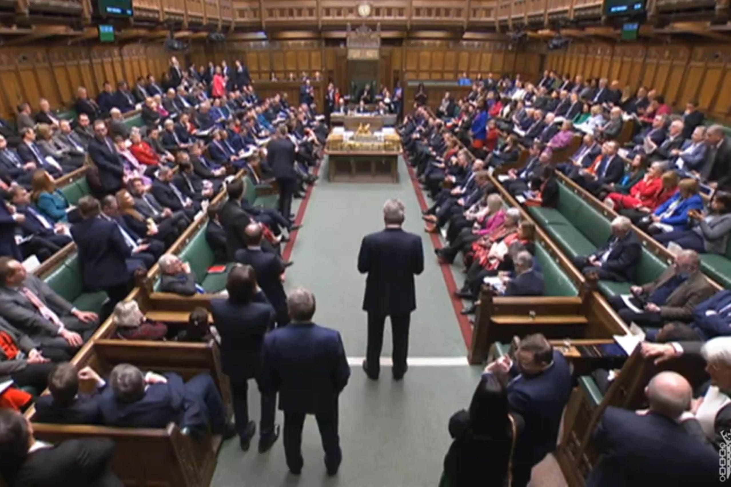 MPs during Prime Minister’s Questions in the House of Commons (House of Commons/PA)