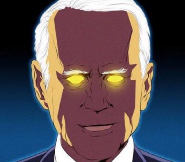 <p>The “dark Brandon” meme subverts a far-right “dark MAGA” aesthetic in a semi-ironic show of support for President Joe Biden.</p>