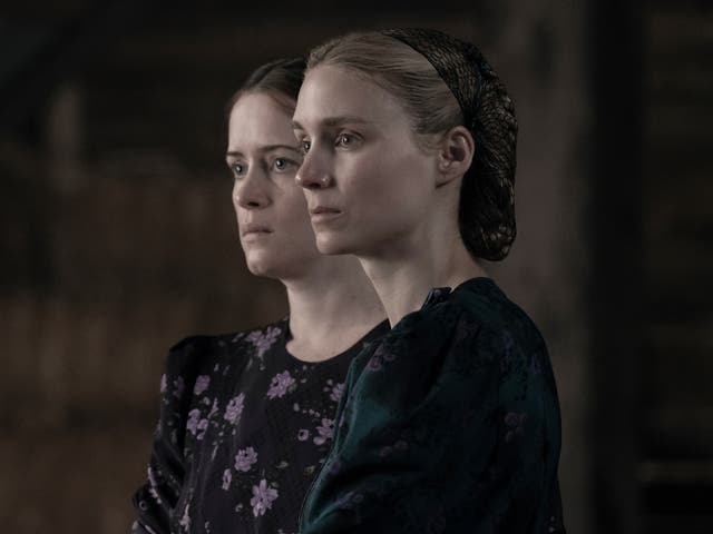 <p>Claire Foy and Rooney Mara in ‘Women Talking’</p>