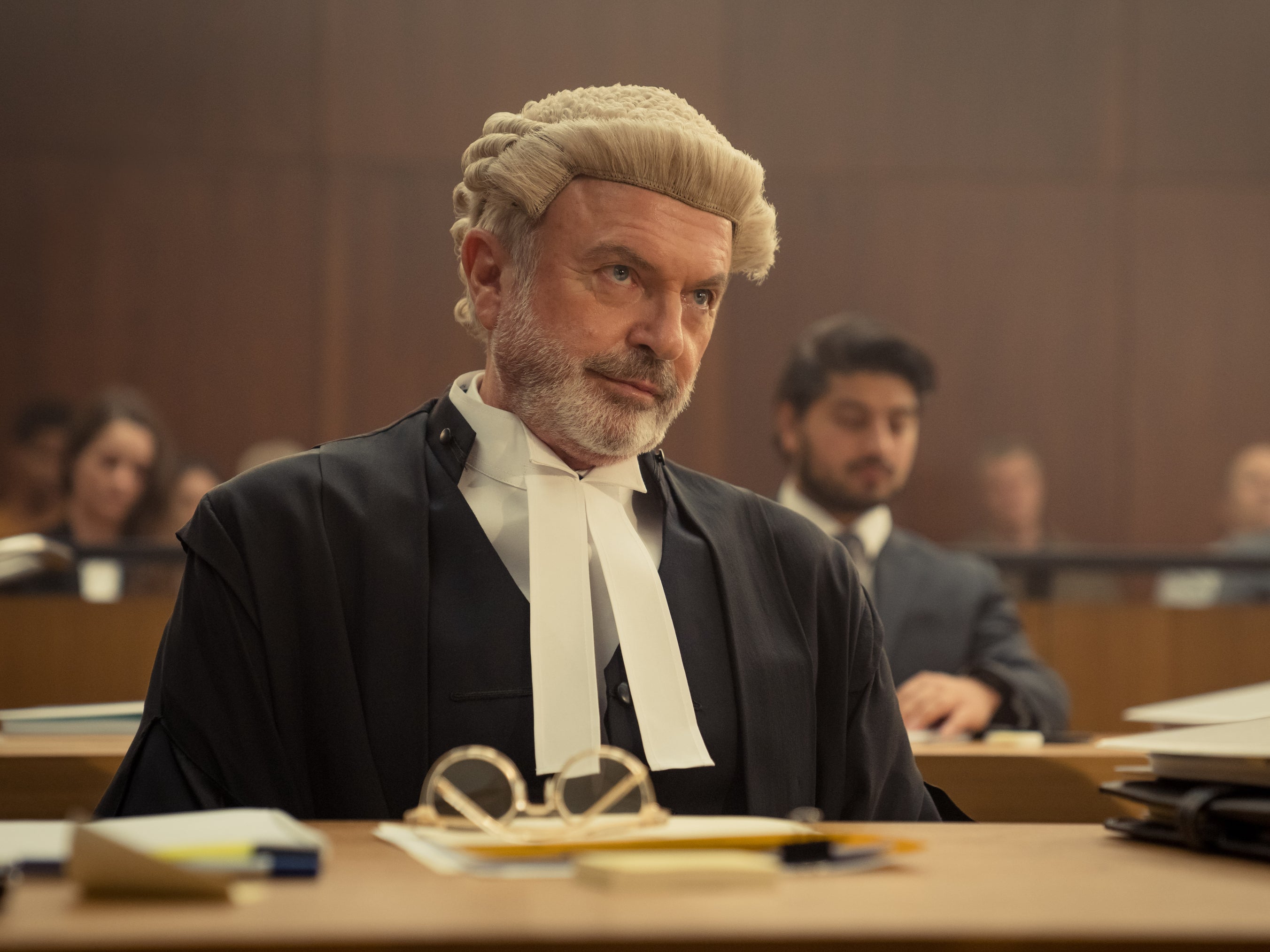 Man of the law: Sam Neill in new legal drama ‘The Twelve’