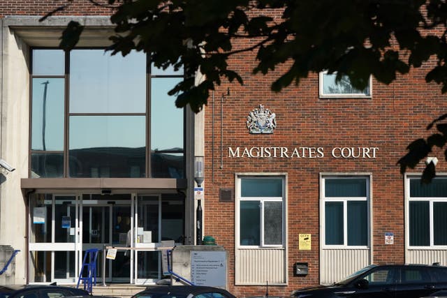 Portsmouth Magistrates Court in Hampshire (PA)