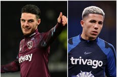 Declan Rice and Enzo Fernandez: Future teammates or midfield rivals?
