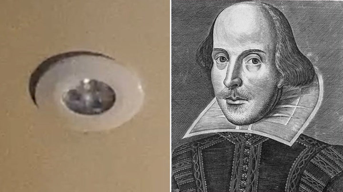 ‘To see or not to see’: Woman spots ‘Shakespeare’ in lounge light bulb