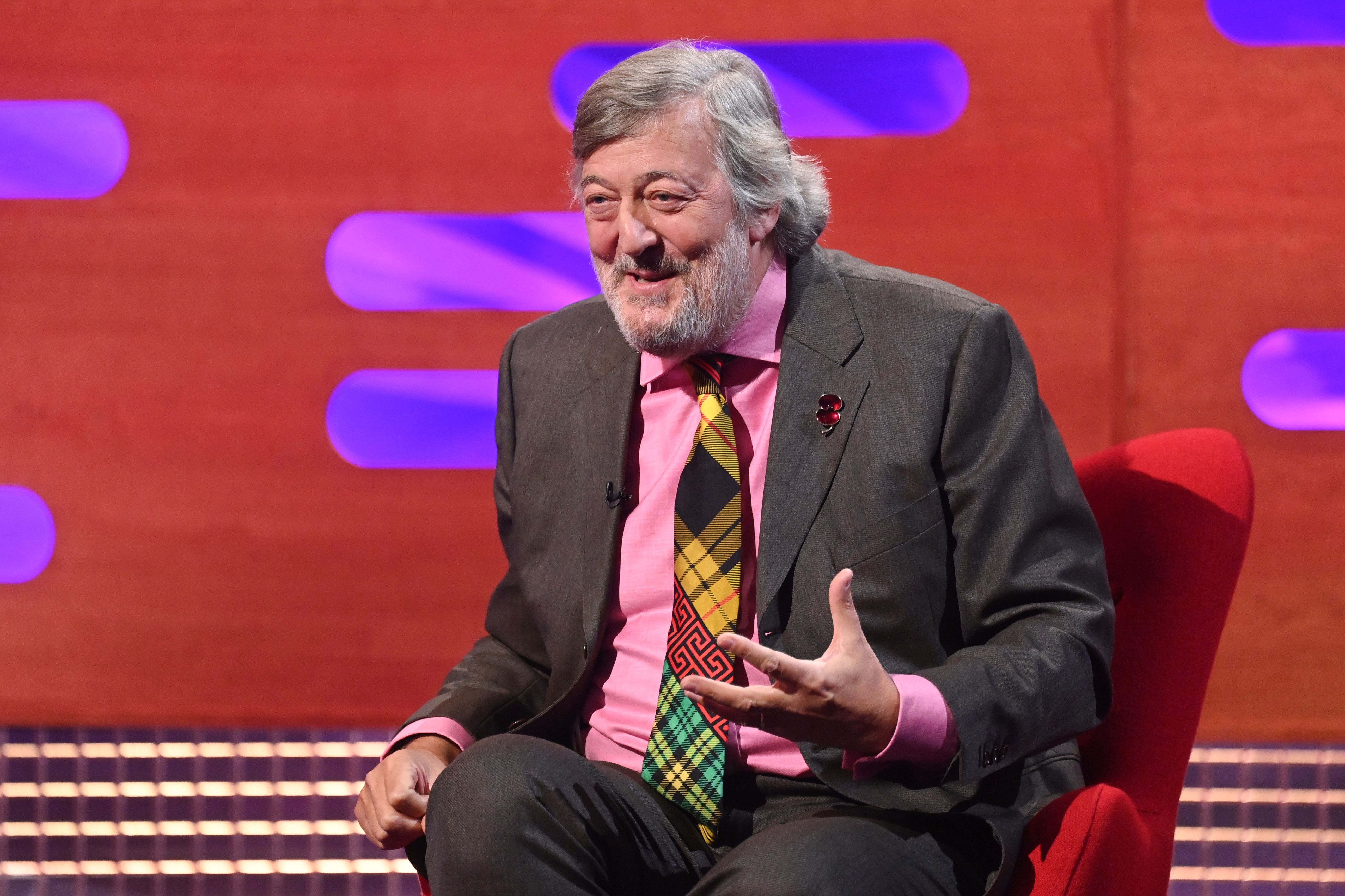 Stephen Fry said creating the NHS was ‘one of the proudest things Britain has ever done’ (Matt Crossick/PA)
