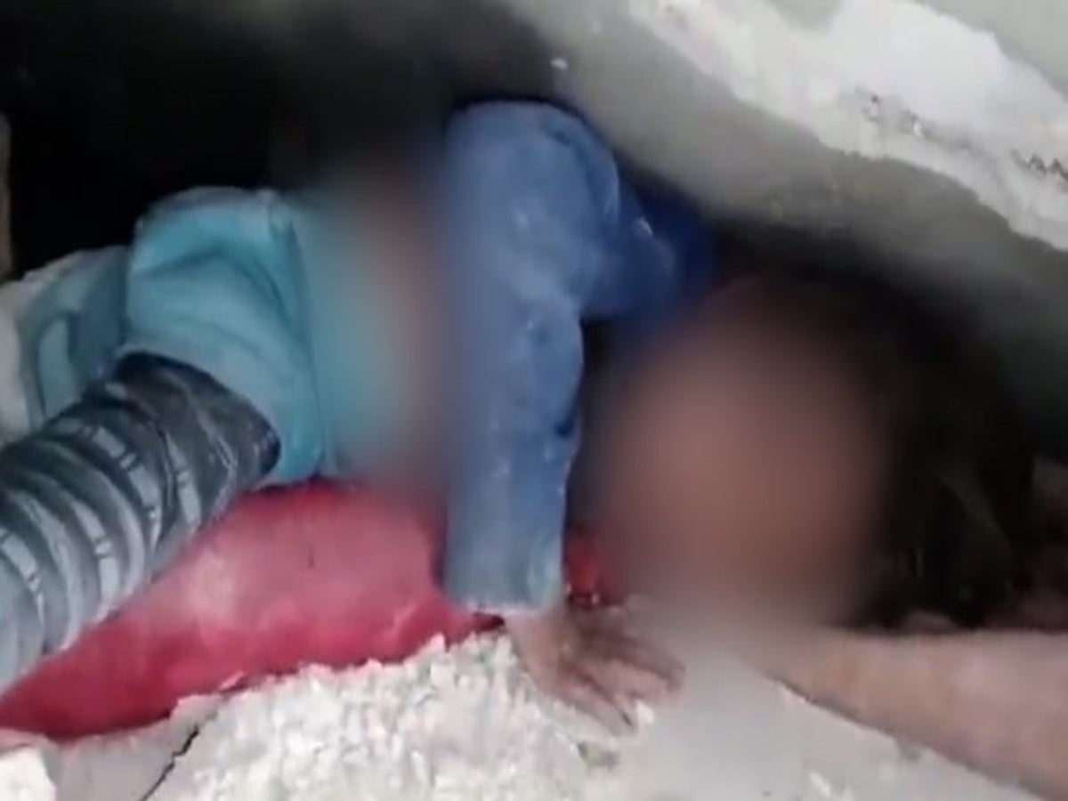 Sleeping Sister Sex - Sister shields brother from dust during 36-hour wait under rubble | News |  Independent TV