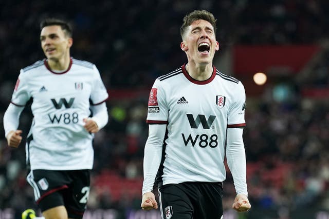 <p>Harry Wilson’s (right) goal set Fulham on their way to victory at Sunderland (Owen Humphreys/PA)</p>