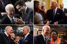 Biden’s hot mic moments after the State of the Union were the real performance