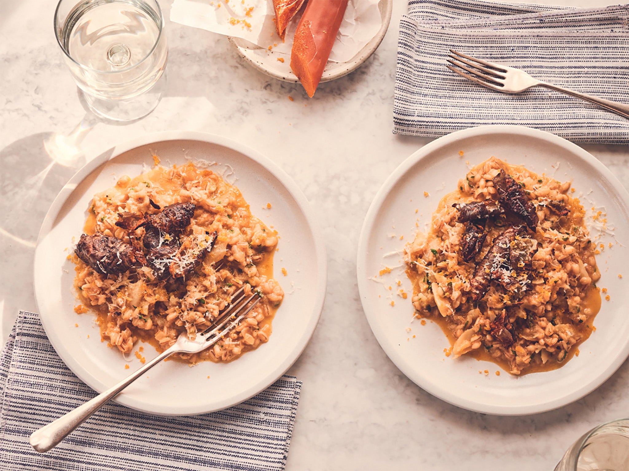 Bottarga is worth seeking out to make this ‘risotto’ extra special