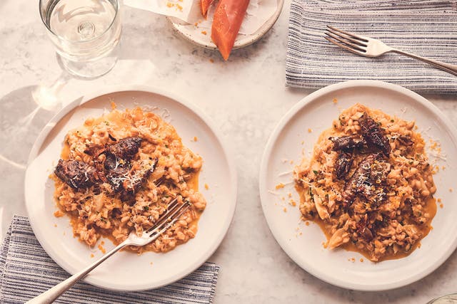 <p>Bottarga is worth seeking out to make this ‘risotto’ extra special </p>