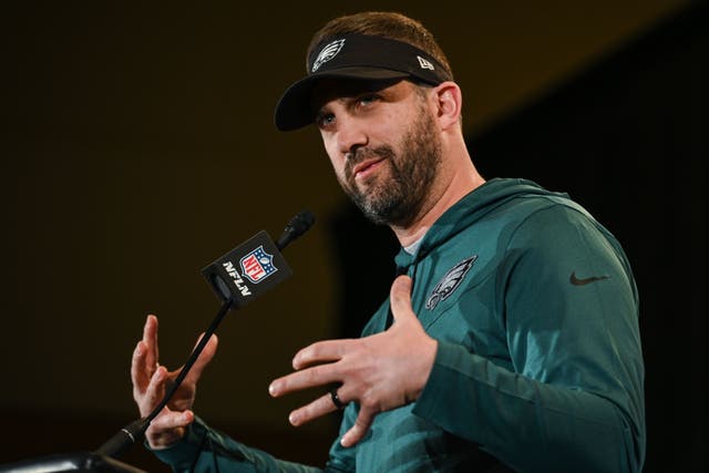 Philadelphia Eagles head coach Nick Sirianni insists he is not out for revenge against Kansas City (Anthony Behar/PA)
