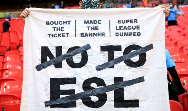 <p>The European Super League idea proved hugely controversial when it was proposed back in April 2021 </p>