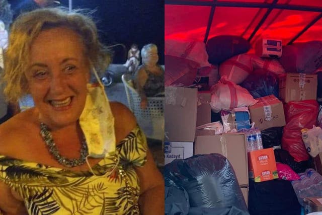Debs Handy has been helping to co-ordinate a donation effort for people affected by the earthquake in Turkey (Debs Handy and Oznur Goktas)
