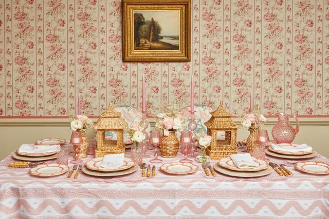<p>Think pink: a beautiful tablescape is the perfect way to elevate a meal </p>