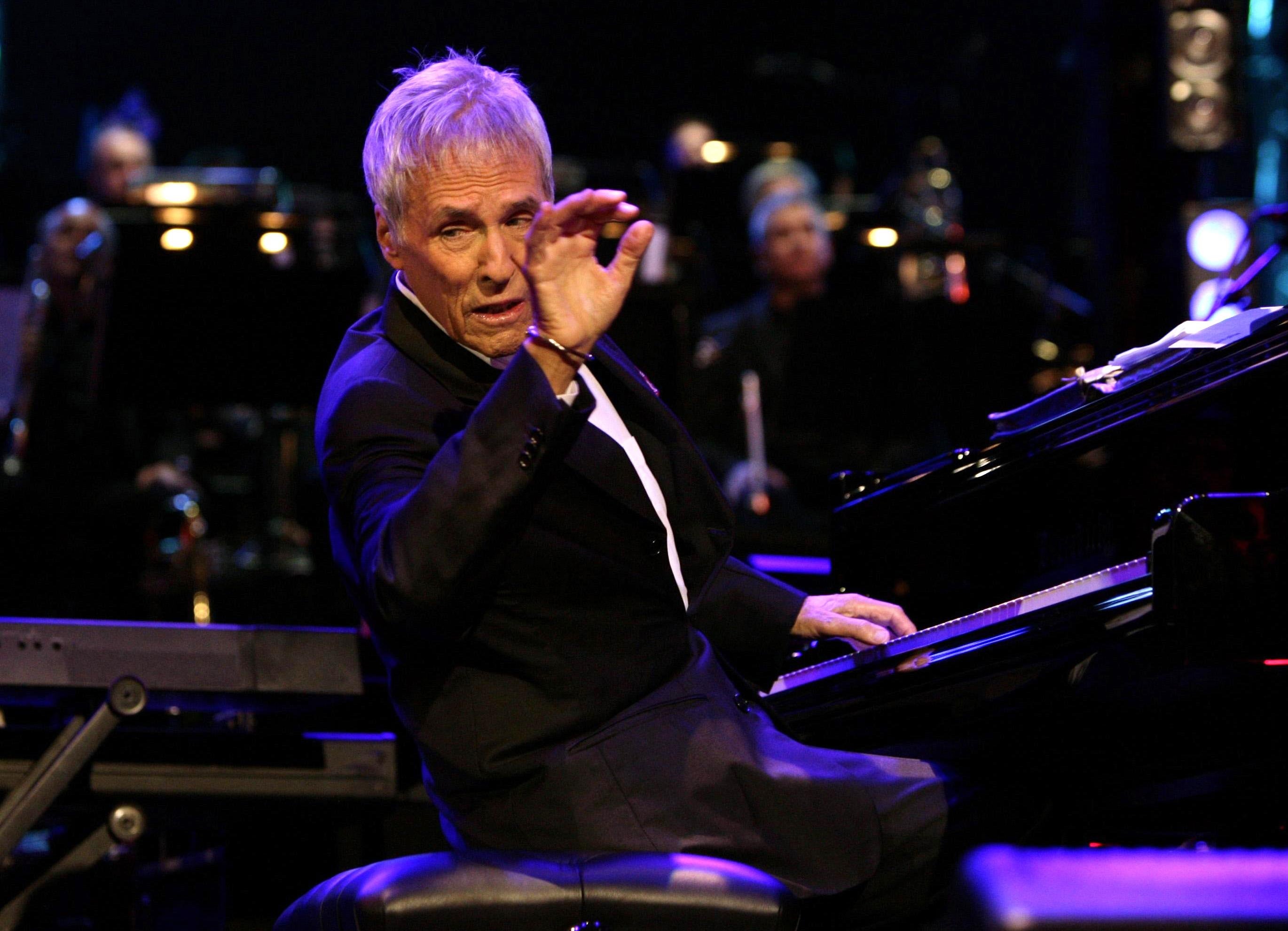 Bacharach performs with the BBC orchestra in 2008