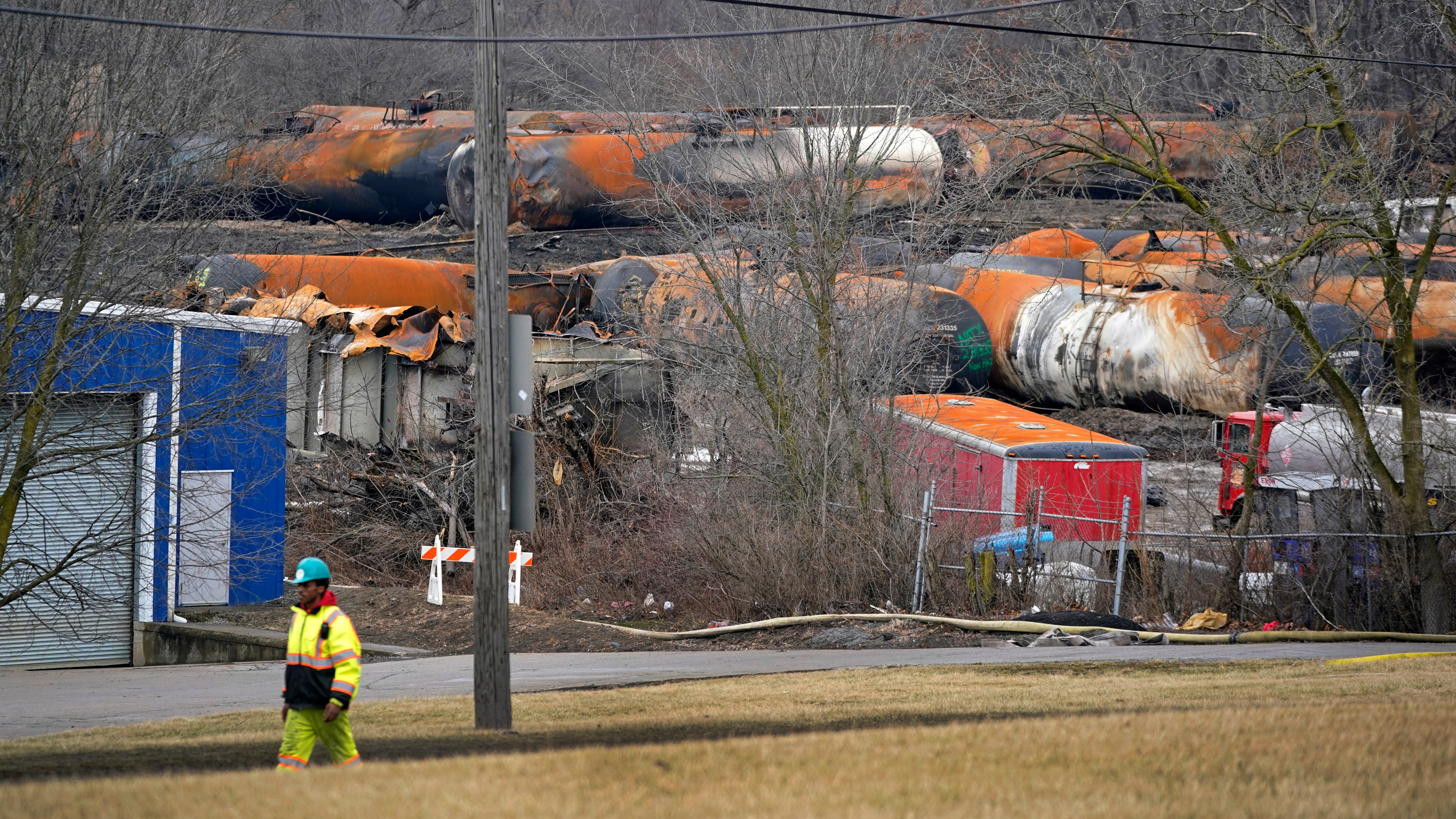 People living near the crash site have reported symptoms associated with exposure to volatile organic compounds