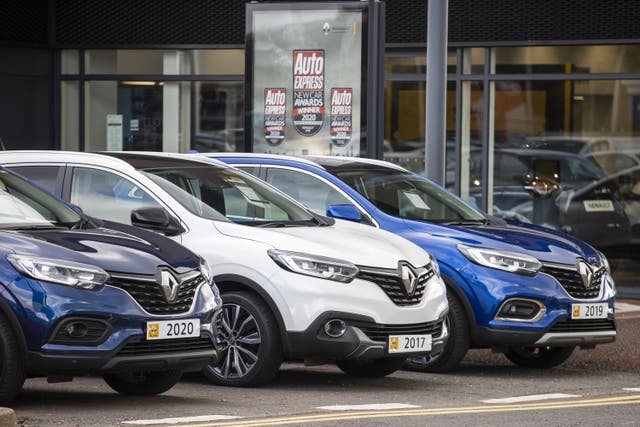 Sales of used cars declined by 8.5% in the UK last year, new figures show (Liam McBurney/PA)