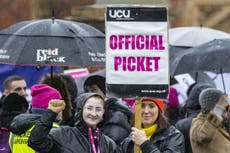 University staff and ambulance workers stage fresh strikes in pay dispute