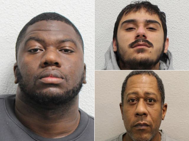 <p>Clockwise from left: Alex Findlay, 28 -  Umut Alpergin, 24 -Darren Lewis, 53</p>